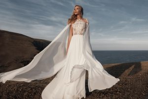 Long Sleeve A-Line Wedding Dress
